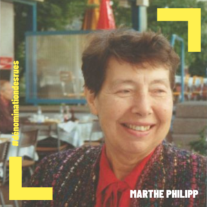 Portrait photographique de Marthe Philipp